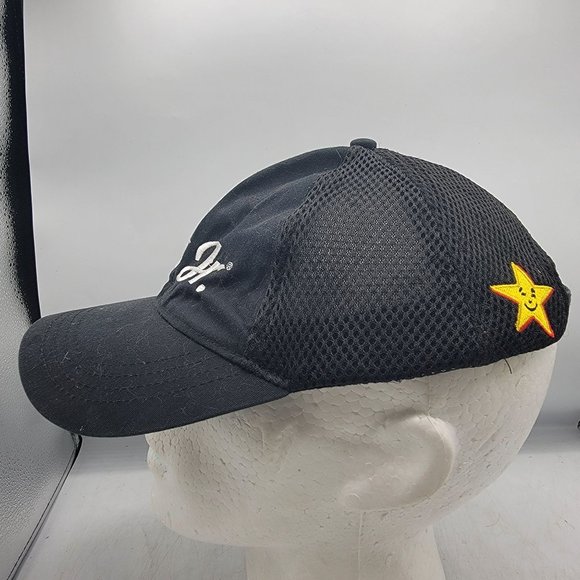 Carls Jr Burgers Employee Work Baseball Cap Hat Adjustable Fast Food Casual
